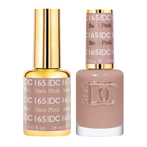 DND DC Gel Polish & Matching Lacquer – Bare Pink #165