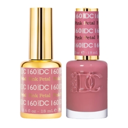 DND DC Gel Polish & Matching Lacquer – Pink Petal #160