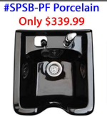 SalonTuff® Porcelain Shampoo Bowl SPSB-PF