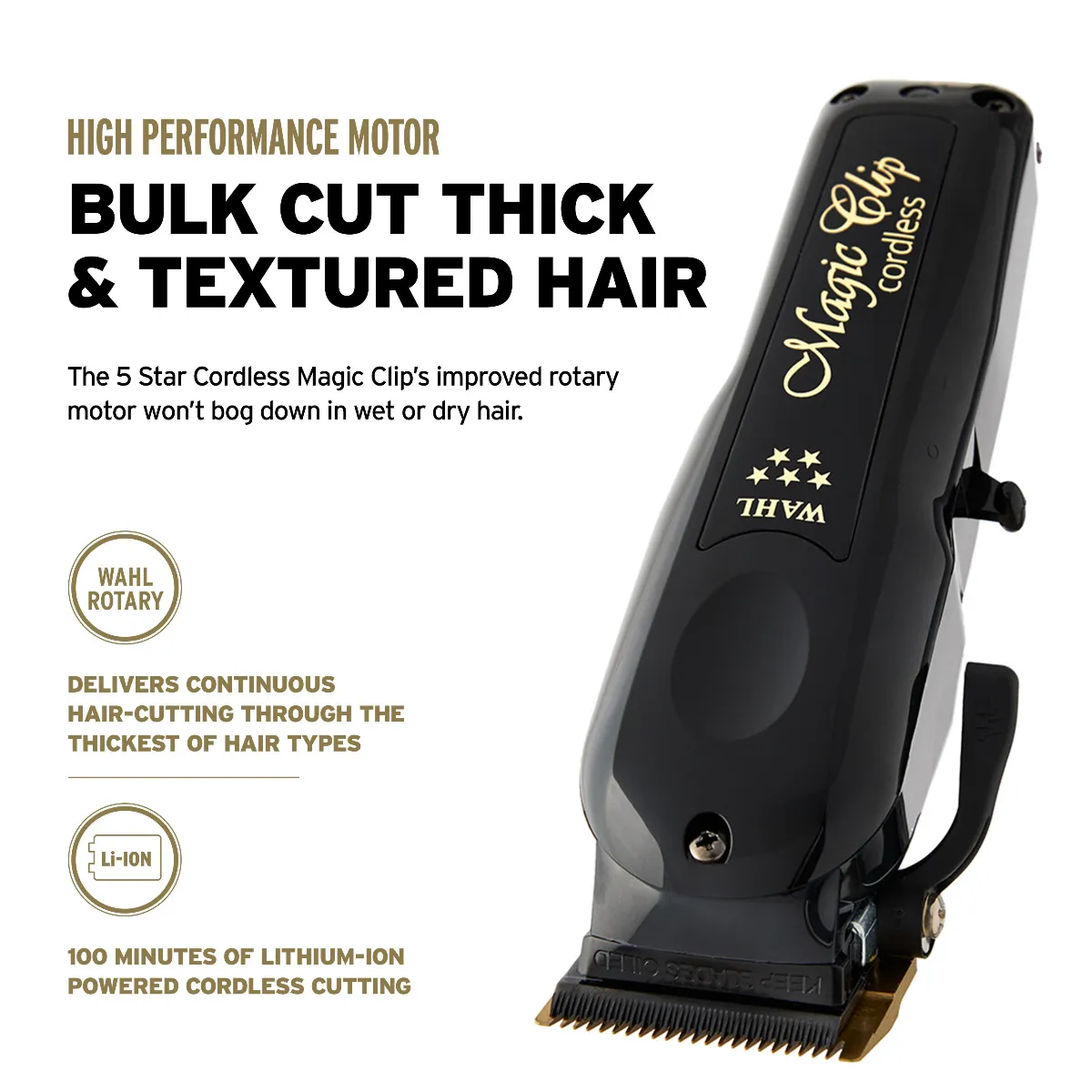 Wahl Cordless Barber Combo – 5 Star Cordless Magic Clip Cordless Detailer® Li 2