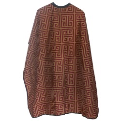 Styletek Red And Gold Milan Barber Cape STBC20
