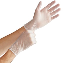 stretch vinyl gloves