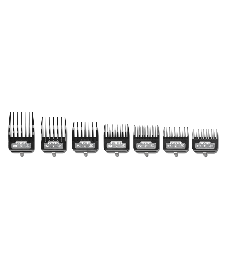 Andis BG Series Premium Metal Clip Comb Set #33640
