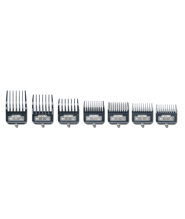 Andis Master® Premium Metal Clip Comb Set #33645