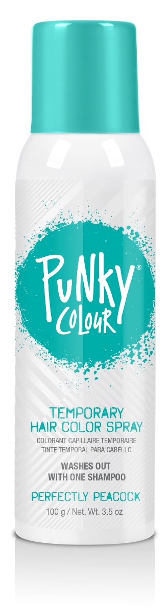 Punky Colour Temporary Hair Color Spray – Perfectly Peacock 3.5oz