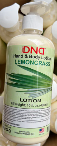 DND Hand & Body Lotion - Lemongrass 16oz