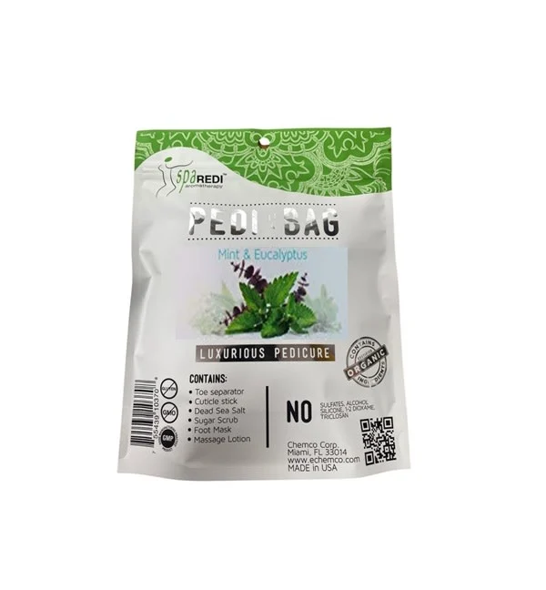 Spa Redi Detox Pedi In a Bag 4-Step System – Mint & Eucalyptus