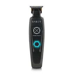 StyleCraft Precison Saber Professional Full Metal Body Digital Brushless Motor Cordless Hair Trimmer - Black SC403BP