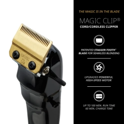 Wahl 5 Star Black Cord Cordless Magic Clip 3026432