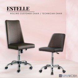 ESTELLE Customer Chair & Technician Stool Set