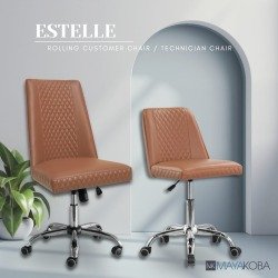 ESTELLE Customer Chair Technician Stool Set 4