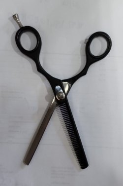 David & Matthew 6.5 Thinning Shear - Black