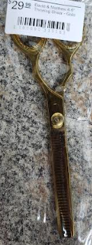 David & Matthew 6.5 Thinning Shear - Gold