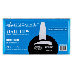 Americanails Nail Tips - Coffin 600ct