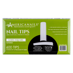 Americanails Nail Tips - Long Square 600ct