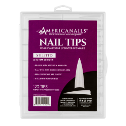 Americanails Nail Tips - Stiletto 120ct