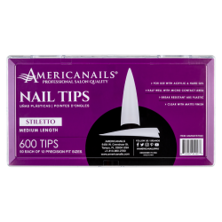 Americanails Nail Tips - Stiletto 600ct