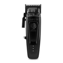 Stylecraft Pro SABER II Professional Metal Clipper with Digital Brushless EON Motor Black SC617B Dual Voltage 3