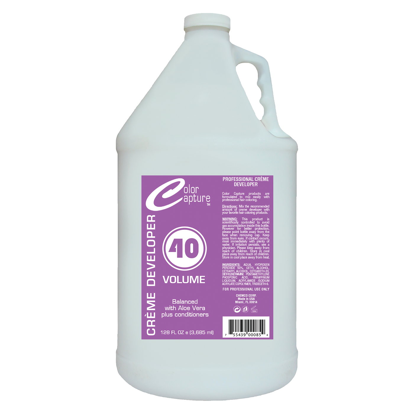 Color Capture Creme Developer 40 Volume - Gallon - CBS Beauty Supply