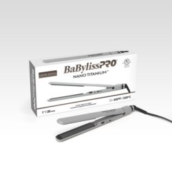 BaBylissPRO Limited Edition Nano Titanium Grey Collection 1 Ultra-Thin Flat Iron #BNT4072TGY