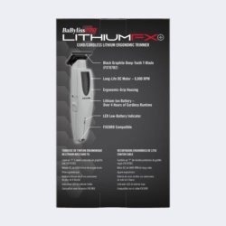 BaBylissPRO LithiumFX+ Limited Edition Grey Cord Cordless Lithium Ergonomic Trimmer #FX773NGY