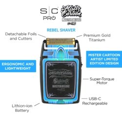 StyleCraft Rebel Shaver Limited Mister Cartoon Edition SC809M 2