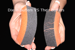 Dixon Orange Buffing Block Black Grit