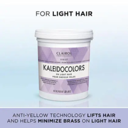 Clairol Professional Kaleidocolors Powder Lightener Tub (Violet) 8oz 3 Clairol Professional Kaleidocolors Powder Lightener Tub Violet 8oz 1