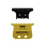 Gamma+ X-Pro Wide Gold Titanium Fixed Blade & DLC The One Cutting Trimmer Blade Set #GP527GB