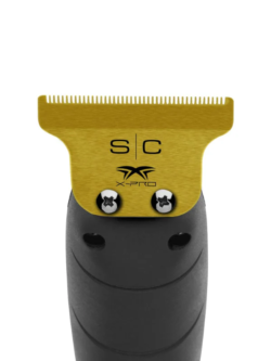 StyleCraft Fixed Gold Titanium Classic X Pro Trimmer Blade w Black Diamond DLC The One Cutter Set SC529GB 1
