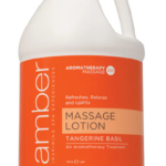 Amber Massage Lotion Tangerine Basil - Gallon