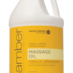 Amber Massage Oil Vanilla Lemongrass - Gallon
