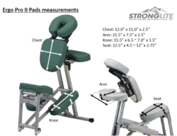 Earthlite Stronglite Ergo Pro II Portable Massage Chair 8 7