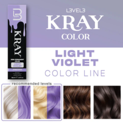 L3VEL3 Light Violet Semi Permanent Hair Color 1