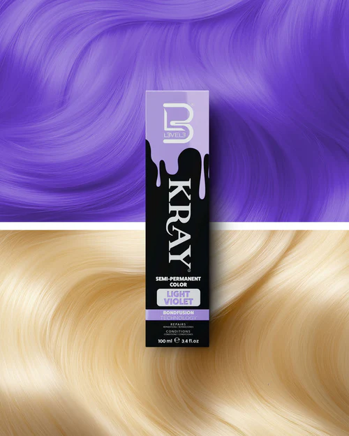 L3VEL3 Light Violet Semi Permanent Hair Color (100ml/3.4oz)