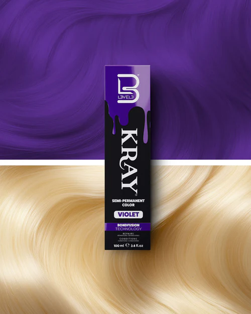 L3VEL3 Violet Semi Permanent Hair Color (100ml/3.4oz)