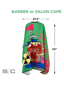 Stylecraft Radioactive Green Barber Stylist Cape SC312G 1