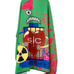 Stylecraft Radioactive Green Barber & Stylist Cape #SC312G