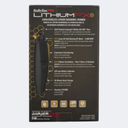 BaBylissPRO Cord Cordless Lithium FX Ergonomic Trimmer FX773N 4