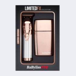 BaBylissPRO LimitedFX Rose Gold Trimmer and Double Foil Shaver Set FXDUOFS2TRG 2 BaBylissPRO LimitedFX Rose Gold Trimmer and Double Foil Shaver Set FXDUOFS2TRG 4