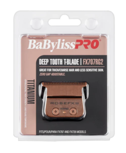 BaBylissPRO RoseFX Titanium Trimmer Blade - Deep Tooth FX707RG2 2 BaBylissPRO RoseFX Titanium Trimmer Blade Deep Tooth FX707RG2 3
