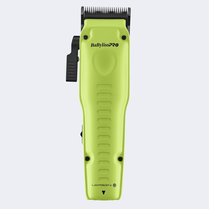 BaByliss PRO FXONE Lo-ProFX Neon Yellow High Performance Low Profile Clipper w / Interchangeable Lithium Battery Pack – FX829NY