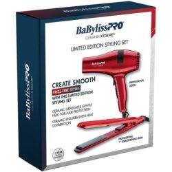 BaBylissPRO LIMITED EDITION Ceramic Xtreme Professional Dryer & 1 Straightening Iron Combo #CEPP1N