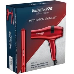 BaBylissPRO LIMITED EDITION Ceramic Xtreme Professional Dryer & 1 Straightening Iron Combo #CEPP1N