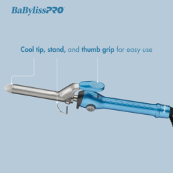 BaBylissPRO Nano Titanium Spring Curling Iron BNT125S 2