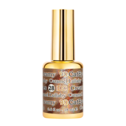 DND DC 9D Creamy Cat Eyes Gel #28 - Caramel Lullaby