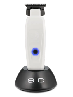 StyleCraft White Saber Cordless Trimmer with Digital Brushless Motor SC421W