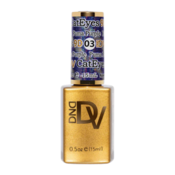 DND DC 9D Glassball Cat Eyes Gel #03 - Puma Purple