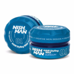 Nishman 01 Aqua Strong Hold Medium Shine Styling Wax - Gum Gum 100ml