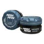Nishman M9 Strong Hold Low Shine Pliable Matte Hair Styling Wax 100ml